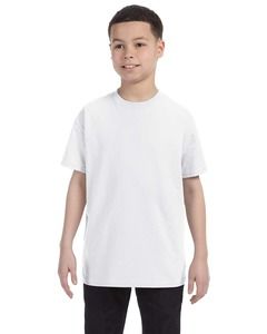JERZEES 29BR - Heavyweight Blend™ 50/50 Youth T-Shirt Blanca