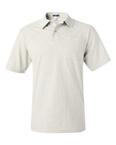 JERZEES 436MPR - SpotShield™ 50/50 Sport Shirt with a Pocket Blanca