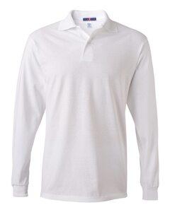 JERZEES 437MLR - SpotShield™ 50/50 Long Sleeve Sport Shirt Blanca