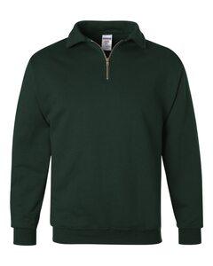 JERZEES 4528MR - NuBlend® SUPER SWEATS® Quarter-Zip Pullover Sweatshirt Bosque Verde