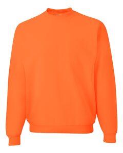 JERZEES 4662MR - NuBlend® SUPER SWEATS® Crewneck Sweatshirt Seguridad de Orange