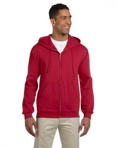 JERZEES 4999MR - NuBlend® SUPER SWEATS® Full-Zip Hooded Sweatshirt True Red