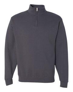 JERZEES 995MR - Nublend® Quarter-Zip Cadet Collar Sweatshirt Charcoal Grey