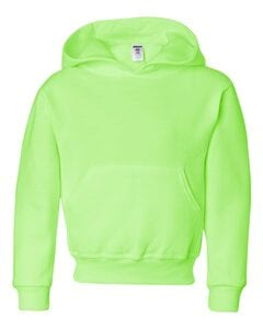 JERZEES 996YR - NuBlend® Youth Hooded Sweatshirt Neon Green