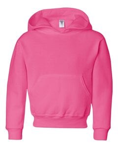 JERZEES 996YR - NuBlend® Youth Hooded Sweatshirt Neón rosa
