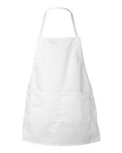 Liberty Bags 5502 - Delantal con peto ajustable  Blanca