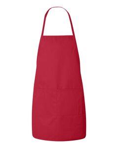 Liberty Bags 5505 - Long Butcher Block Apron Roja