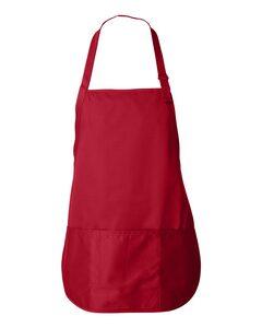 Liberty Bags 5507 - Adjustable Neck Strap Three Pocket Apron Roja