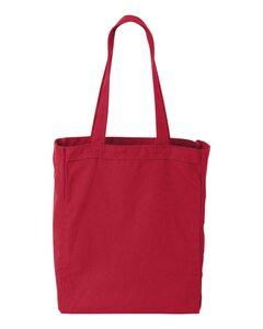 Liberty Bags 8861 - Bolsa de lona de algodón reforzado de 10 onzas Roja