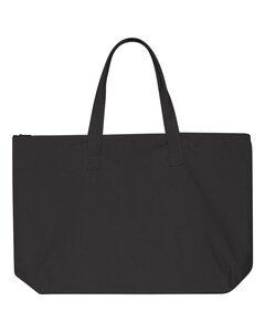 Liberty Bags 8863 - Bolsa de lona de 10 onzas con cierre superior  Negro