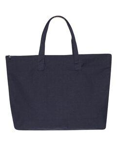 Liberty Bags 8863 - Bolsa de lona de 10 onzas con cierre superior  Marina