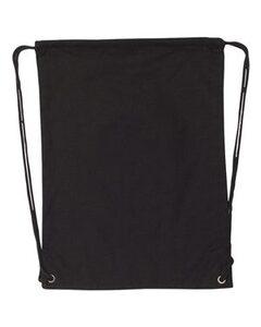 Liberty Bags 8875 - Cotton Canvas Drawstring Backpack Negro