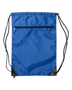 Liberty Bags 8888 - Denier Nylon Zippered Drawstring Backpack Real