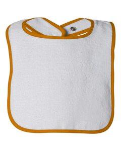 Rabbit Skins 1003 - Infant Terry Snap Bib w/ Contrast Color Binding Oro