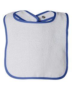 Rabbit Skins 1003 - Infant Terry Snap Bib w/ Contrast Color Binding Real