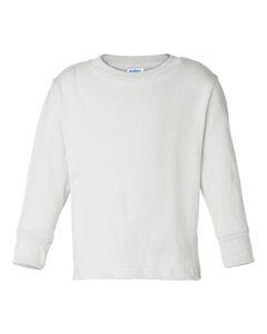 Rabbit Skins 3311 - Toddler Long Sleeve T-Shirt Blanca