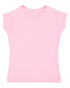 Rabbit Skins 3316 - Fine Jersey Toddler Girl's T-Shirt Rosa