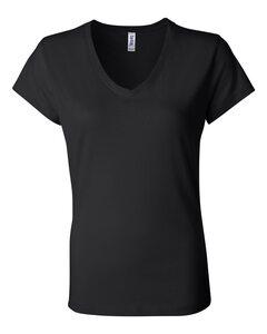 Bella+Canvas 6005 - Ladies Short Sleeve V-Neck Jersey T-Shirt