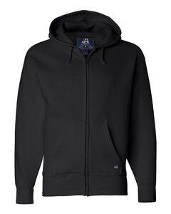 J. America 8821 - Premium Full-Zip Hooded Sweatshirt Negro