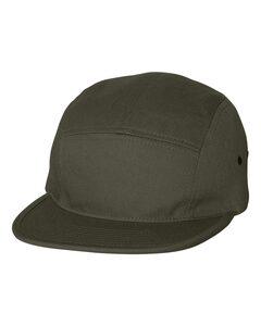 Yupoong 7005 - Jockey Flat Bill Cap De oliva