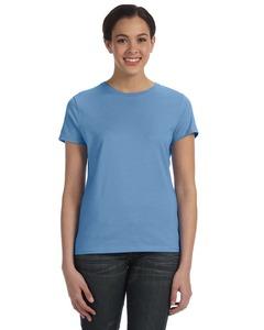 Hanes SL04 - Ladies' Nano-T® T-Shirt Carolina del Azul