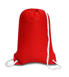 Liberty Bags 8895 - Jersey Mesh Drawstring Backpack Roja