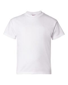 Hanes 5480 - Youth ComfortSoft® Heavyweight T-Shirt Blanca