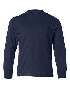 Hanes 5546 - Youth Tagless® Long Sleeve T-Shirt Marina