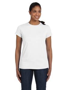 Hanes 5680 - Ladies' ComfortSoft® Heavyweight T-Shirt Blanca