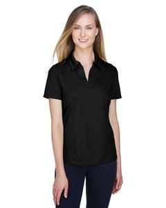 Ash City North End 78632 - Ladies' Recycled Polyester Performance Pique Polo Negro