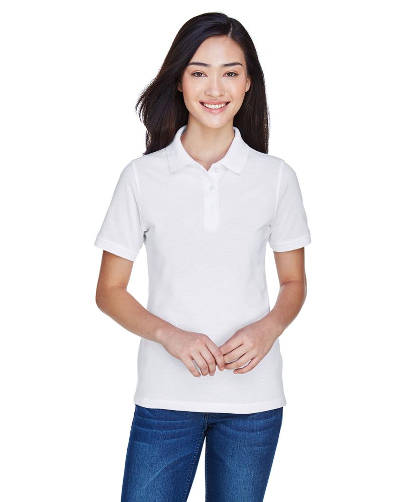 Harriton M265W - Ladies 5.6 oz. Easy Blend Polo