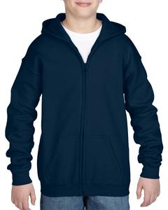 Gildan G186B - Heavy Blend Youth 8 oz., 50/50 Full-Zip Hood Marina