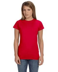 Gildan G640L - Softstyle® Ladies 4.5 oz. Junior Fit T-Shirt Roja