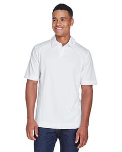 Ash City North End 88632 - Men's Recycled Polyester Performance Pique Polo Blanca