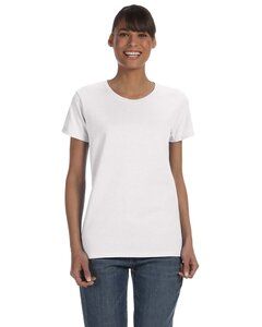 Gildan G500L - Heavy Cotton Ladies 5.3 oz. Missy Fit T-Shirt Blanca