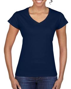 Gildan G64VL - Softstyle® Ladies 4.5 oz. Junior Fit V-Neck T-Shirt Marina