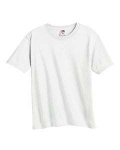 Fruit of the Loom T3930 - Toddler's 5 oz., 100% Heavy Cotton HD® T-Shirt Blanca