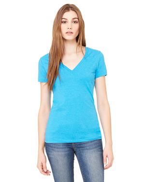 BELLA+CANVAS B6035 - Womens Jersey Short Sleeve Deep V-Neck Tee