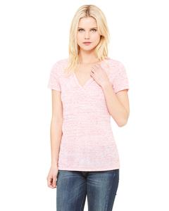 BELLA+CANVAS B6035 - Womens Jersey Short Sleeve Deep V-Neck Tee