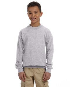 Gildan G180B - Heavy Blend Youth 8 oz., 50/50 Fleece Crew Deporte Gris