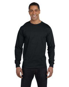 Gildan G840 - DryBlend® 9.2 oz., 50/50 Long-Sleeve T-Shirt Negro