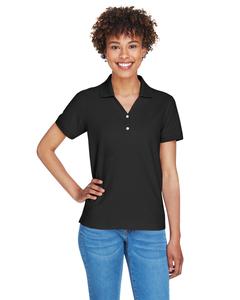 Devon & Jones D100W - Ladies Pima Piqué Short-Sleeve Y-Collar Polo