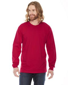 American Apparel 2007 - Unisex Fine Jersey Long-Sleeve T-Shirt Roja