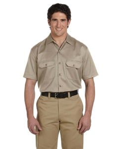 Dickies 1574 - Men's 5.25 oz. Short-Sleeve Work Shirt Desert Sand