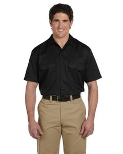 Dickies 1574 - Men's 5.25 oz. Short-Sleeve Work Shirt Negro