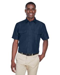 Harriton M580 - Men's Key West Short-Sleeve Performance Staff Shirt Marina