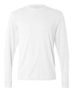 Augusta Sportswear 788 - Remera absorbente de manga larga para adultos Blanca