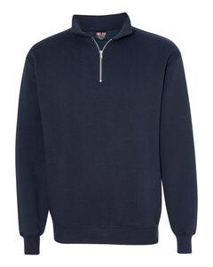 Bayside 920 - USA-Made Quarter-Zip Pullover Sweatshirt Marina