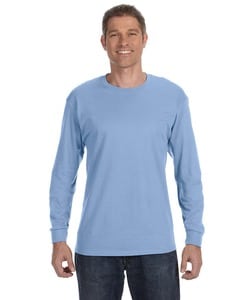 JERZEES 29LSR - Heavyweight Blend™ 50/50 Long Sleeve T-Shirt La luz azul