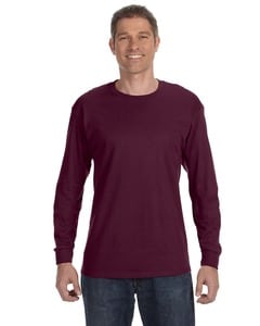 JERZEES 29LSR - Heavyweight Blend™ 50/50 Long Sleeve T-Shirt Granate